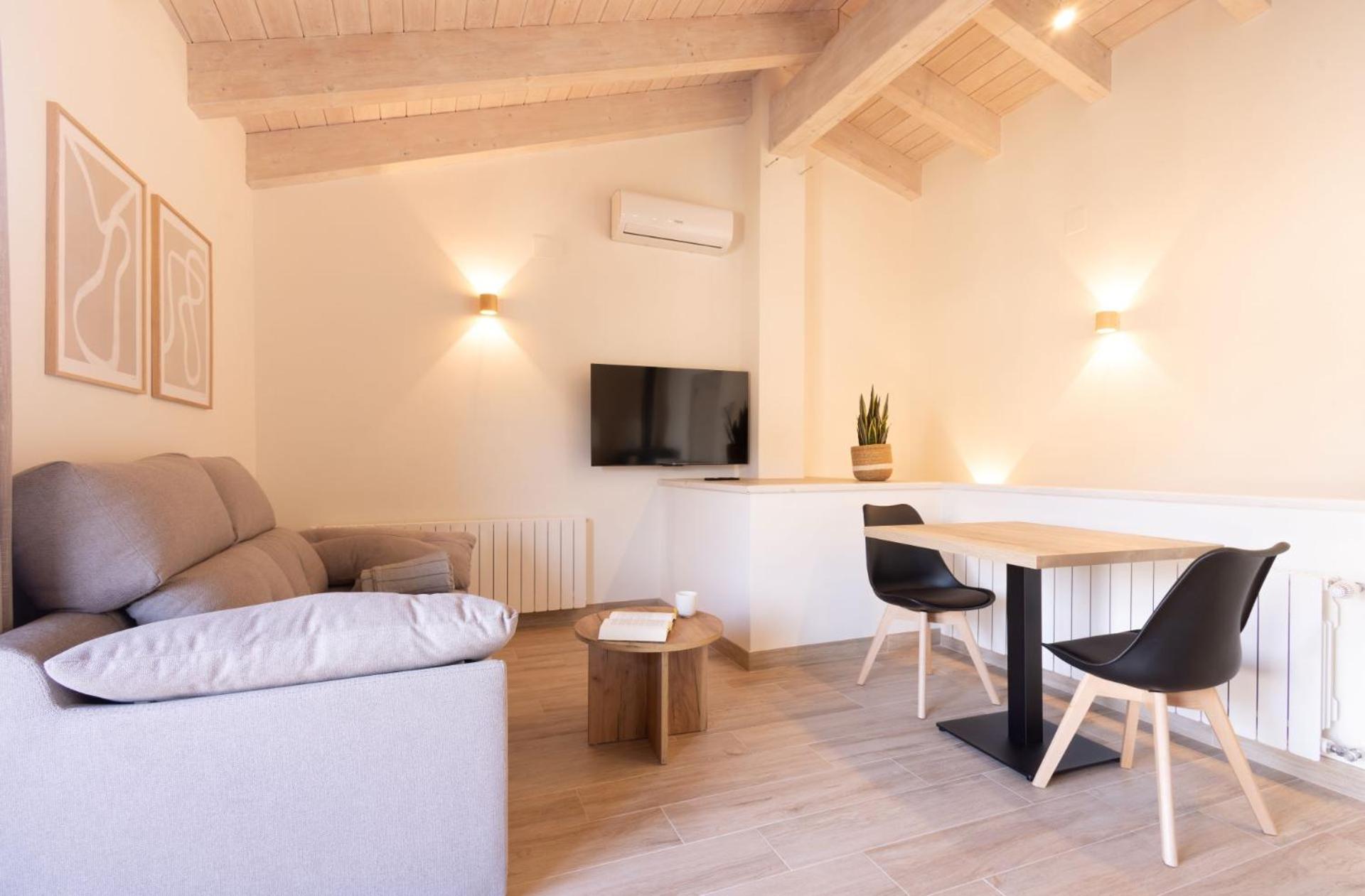 Appartement El Sueno Del Buho 6. Atico Con Chimena à Beceite Extérieur photo