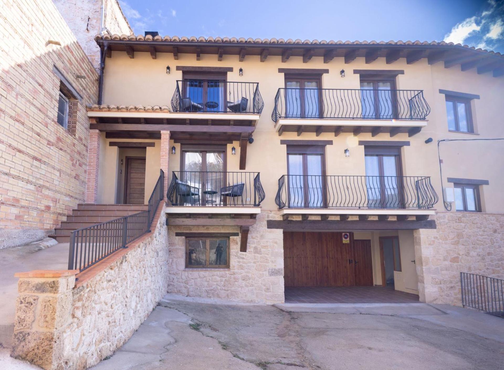 Appartement El Sueno Del Buho 6. Atico Con Chimena à Beceite Extérieur photo